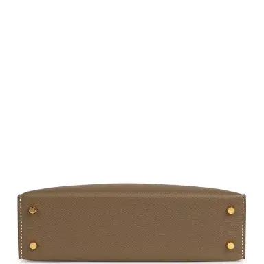 HERMÈS Hermes Kelly Sellier 20 Etoupe Epsom Gold Hardware | Thumbnail 6 HERMÈS Hermes Kelly Sellier 20 Etoupe Epsom Gold Hardware | Thumbnail 6