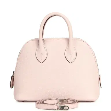 HERMÈS Hermes Mini 1923 Bolide Rose Darling Chevre Mysore Palladium Hardware | Thumbnail 2 HERMÈS Hermes Mini 1923 Bolide Rose Darling Chevre Mysore Palladium Hardware | Thumbnail 2