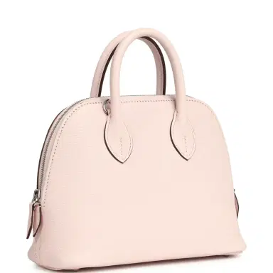 HERMÈS Hermes Mini 1923 Bolide Rose Darling Chevre Mysore Palladium Hardware | Thumbnail 3 HERMÈS Hermes Mini 1923 Bolide Rose Darling Chevre Mysore Palladium Hardware | Thumbnail 3