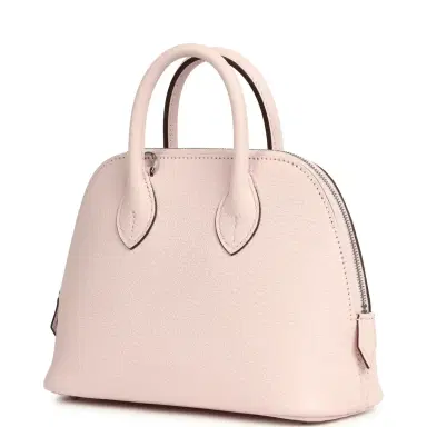 HERMÈS Hermes Mini 1923 Bolide Rose Darling Chevre Mysore Palladium Hardware | Thumbnail 6 HERMÈS Hermes Mini 1923 Bolide Rose Darling Chevre Mysore Palladium Hardware | Thumbnail 6