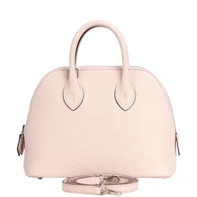 HERMÈS Hermes Mini 1923 Bolide Rose Darling Chevre Mysore Palladium Hardware | Thumbnail 1 HERMÈS Hermes Mini 1923 Bolide Rose Darling Chevre Mysore Palladium Hardware | Thumbnail 1