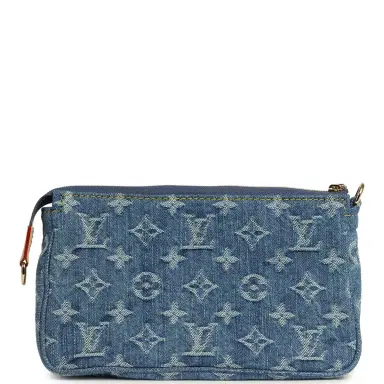 Louis Vuitton Louis Vuitton Cargo Pochette Accessories Blue Denim Monogram Gold Hardware | Thumbnail 3 Louis Vuitton Louis Vuitton Cargo Pochette Accessories Blue Denim Monogram Gold Hardware | Thumbnail 3