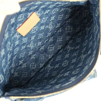 Louis Vuitton Louis Vuitton Cargo Pochette Accessories Blue Denim Monogram Gold Hardware | Thumbnail 8 Louis Vuitton Louis Vuitton Cargo Pochette Accessories Blue Denim Monogram Gold Hardware | Thumbnail 8