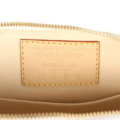 Louis Vuitton Louis Vuitton X Takashi Murakami Alma NM BB White Multicolored Monogram Gold Hardware | Thumbnail 10 Louis Vuitton Louis Vuitton X Takashi Murakami Alma NM BB White Multicolored Monogram Gold Hardware | Thumbnail 10