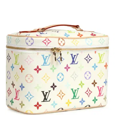 Louis Vuitton Louis Vuitton X Takashi Murakami Nice BB White Multicolor Monogram Gold Hardware | Thumbnail 2 Louis Vuitton Louis Vuitton X Takashi Murakami Nice BB White Multicolor Monogram Gold Hardware | Thumbnail 2