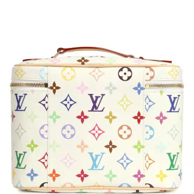 Louis Vuitton Louis Vuitton X Takashi Murakami Nice BB White Multicolor Monogram Gold Hardware | Thumbnail 4 Louis Vuitton Louis Vuitton X Takashi Murakami Nice BB White Multicolor Monogram Gold Hardware | Thumbnail 4