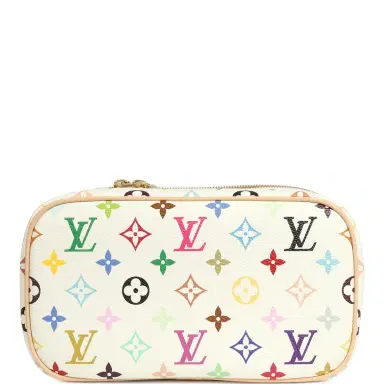 Louis Vuitton Louis Vuitton X Takashi Murakami Nice BB White Multicolor Monogram Gold Hardware | Thumbnail 6 Louis Vuitton Louis Vuitton X Takashi Murakami Nice BB White Multicolor Monogram Gold Hardware | Thumbnail 6
