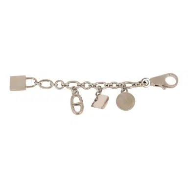 HERMÈS Pre-owned Hermes Amulette Olga Cadena Bag Charm Palladium Hardware | Thumbnail 3 HERMÈS Pre-owned Hermes Amulette Olga Cadena Bag Charm Palladium Hardware | Thumbnail 3