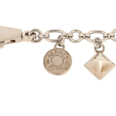 HERMÈS Pre-owned Hermes Amulette Olga Cadena Bag Charm Palladium Hardware | Thumbnail 5 HERMÈS Pre-owned Hermes Amulette Olga Cadena Bag Charm Palladium Hardware | Thumbnail 5