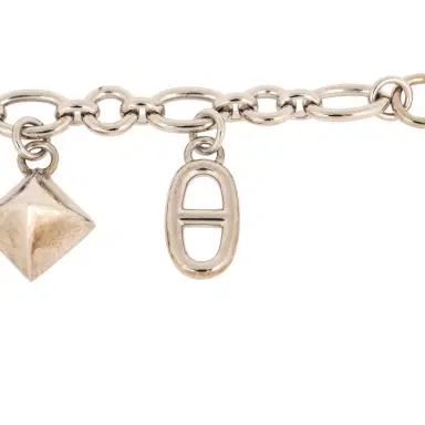 HERMÈS Pre-owned Hermes Amulette Olga Cadena Bag Charm Palladium Hardware | Thumbnail 7 HERMÈS Pre-owned Hermes Amulette Olga Cadena Bag Charm Palladium Hardware | Thumbnail 7