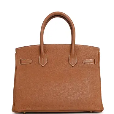 HERMÈS Pre-owned Hermes Birkin 30 Gold Togo Gold Hardware | Thumbnail 4 HERMÈS Pre-owned Hermes Birkin 30 Gold Togo Gold Hardware | Thumbnail 4
