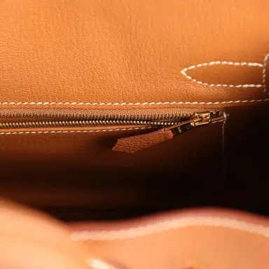 HERMÈS Pre-owned Hermes Birkin 30 Gold Togo Gold Hardware | Thumbnail 8 HERMÈS Pre-owned Hermes Birkin 30 Gold Togo Gold Hardware | Thumbnail 8