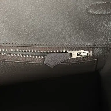 HERMÈS Pre-owned Hermes Birkin 40 Etain Togo Palladium Hardware | Thumbnail 9 HERMÈS Pre-owned Hermes Birkin 40 Etain Togo Palladium Hardware | Thumbnail 9