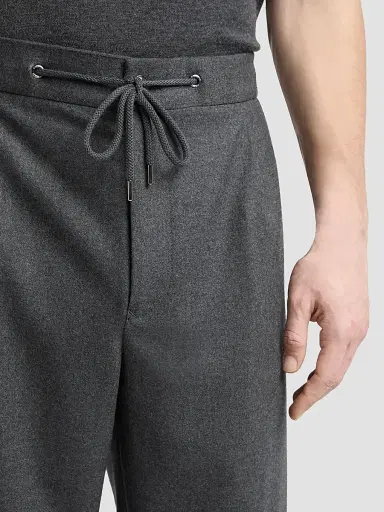 Giorgio Armani Men's Stretch Cashmere Pants - Raven | Thumbnail 5 Giorgio Armani Men's Stretch Cashmere Pants - Raven | Thumbnail 5