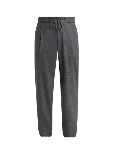 Giorgio Armani Men's Stretch Cashmere Pants - Raven | Thumbnail 1 Giorgio Armani Men's Stretch Cashmere Pants - Raven | Thumbnail 1