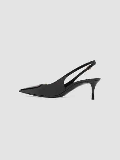 Dolce & Gabbana Women's Vernice 90MM Leather Stiletto Slingback Pumps - Nero | Thumbnail 3 Dolce & Gabbana Women's Vernice 90MM Leather Stiletto Slingback Pumps - Nero | Thumbnail 3
