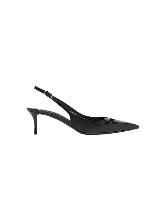 Women's Vernice 90MM Leather Stiletto Slingback Pumps - Nero Women's Vernice 90MM Leather Stiletto Slingback Pumps - Nero