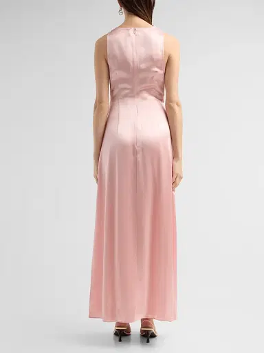 ACLER Women's Femme Fatale Lecha Satin Maxi Dress - Soft Flamingo - Size 12 | Thumbnail 3 ACLER Women's Femme Fatale Lecha Satin Maxi Dress - Soft Flamingo - Size 12 | Thumbnail 3