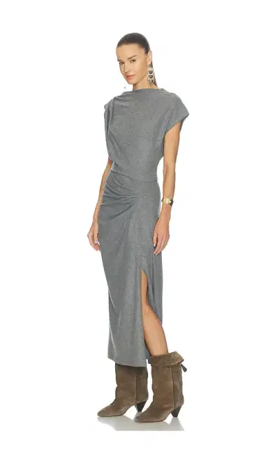 ISABEL MARANT ÉTOILE Naerys Midi Dress | Thumbnail 3 ISABEL MARANT ÉTOILE Naerys Midi Dress | Thumbnail 3