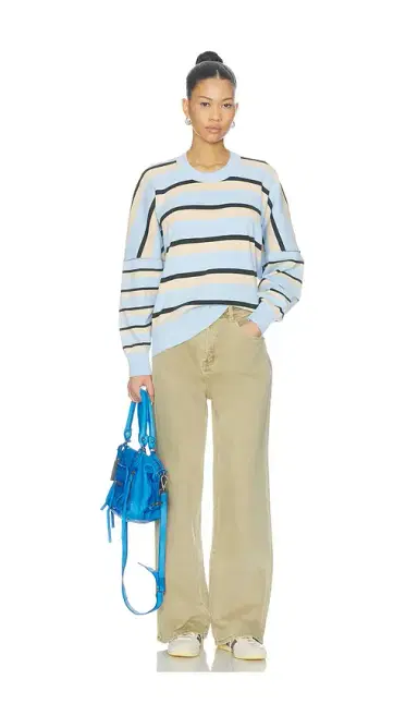 Free People Stripe Muse Pullover | Thumbnail 4 Free People Stripe Muse Pullover | Thumbnail 4