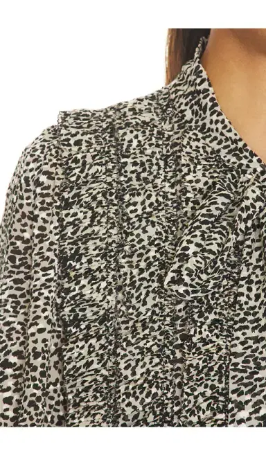 Sea Charlize Print Longsleeve Bow Top | Thumbnail 5 Sea Charlize Print Longsleeve Bow Top | Thumbnail 5