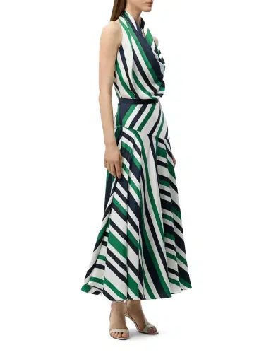 Adam Lippes Thea Striped Silk Midi Skirt | Thumbnail 4 Adam Lippes Thea Striped Silk Midi Skirt | Thumbnail 4