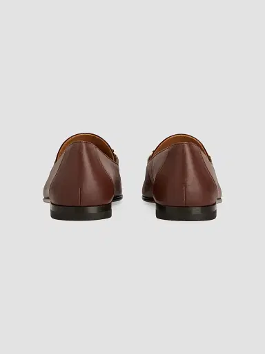 Tod's Women's Charm Leather Loafers - Mogano | Thumbnail 3 Tod's Women's Charm Leather Loafers - Mogano | Thumbnail 3