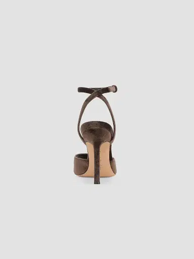 Favorite Daughter Women's Yasmine 95mm Velvet Sandals | Thumbnail 3 Favorite Daughter Women's Yasmine 95mm Velvet Sandals | Thumbnail 3