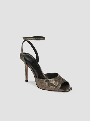 Favorite Daughter Women's Yasmine 95MM Leather Slingback Sandals - Gold | Thumbnail 2 Favorite Daughter Women's Yasmine 95MM Leather Slingback Sandals - Gold | Thumbnail 2