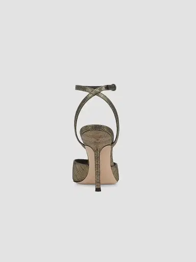 Favorite Daughter Women's Yasmine 95MM Leather Slingback Sandals - Gold | Thumbnail 3 Favorite Daughter Women's Yasmine 95MM Leather Slingback Sandals - Gold | Thumbnail 3