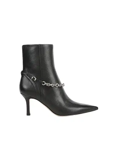 Favorite Daughter Women's Tate Leather Zip Short Booties - Black | Thumbnail 1 Favorite Daughter Women's Tate Leather Zip Short Booties - Black | Thumbnail 1