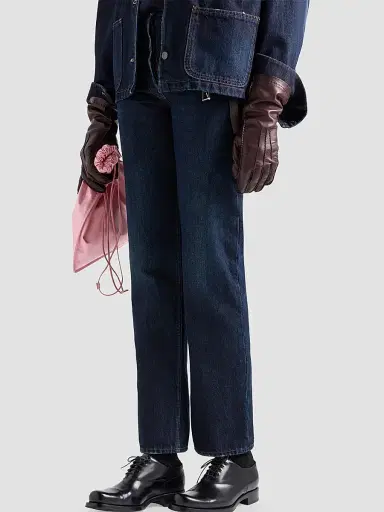 Prada Women's Five-Pocket Denim Jeans - Blue | Thumbnail 3 Prada Women's Five-Pocket Denim Jeans - Blue | Thumbnail 3