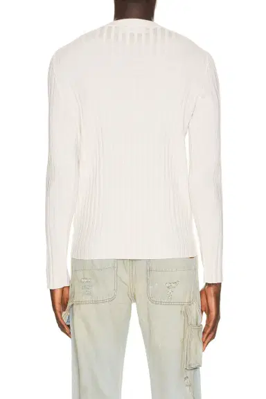 AMIRI Script Knit Henley | Thumbnail 2 AMIRI Script Knit Henley | Thumbnail 2