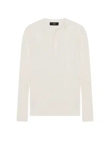 AMIRI Script Knit Henley | Thumbnail 4 AMIRI Script Knit Henley | Thumbnail 4