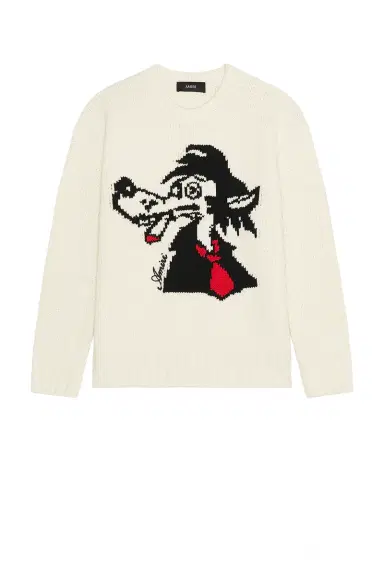 AMIRI Smoking Wolf Sweater | Thumbnail 4 AMIRI Smoking Wolf Sweater | Thumbnail 4