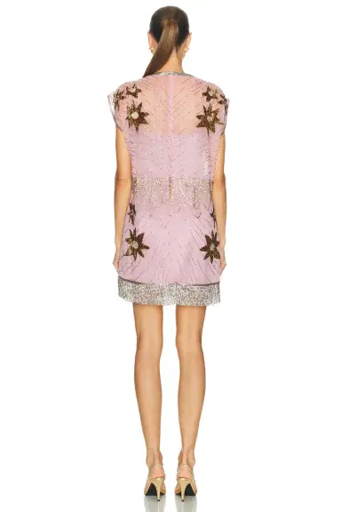 Valentino Embroidered Mini Dress | Thumbnail 4 Valentino Embroidered Mini Dress | Thumbnail 4