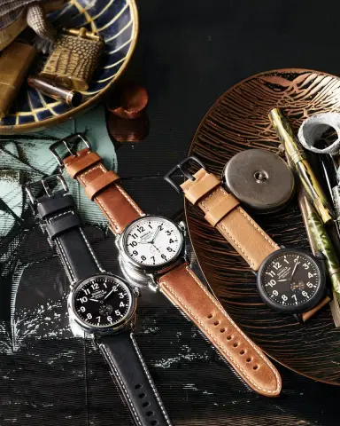 Shinola 47mm Runwell Watch, White/Brown | Thumbnail 4 Shinola 47mm Runwell Watch, White/Brown | Thumbnail 4