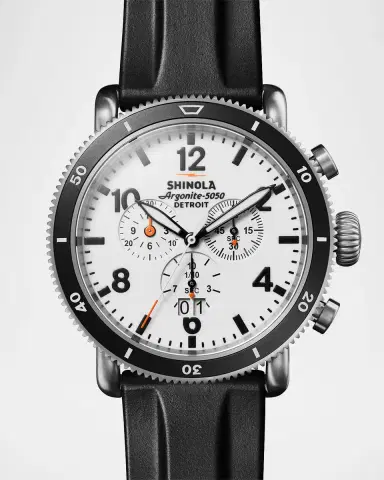Shinola White Hurricane Chrono 2-Strap Gift Set | Thumbnail 2 Shinola White Hurricane Chrono 2-Strap Gift Set | Thumbnail 2