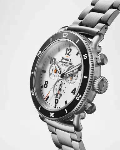 Shinola White Hurricane Chrono 2-Strap Gift Set | Thumbnail 3 Shinola White Hurricane Chrono 2-Strap Gift Set | Thumbnail 3