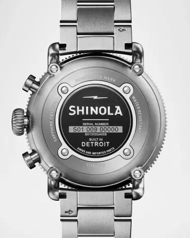 Shinola White Hurricane Chrono 2-Strap Gift Set | Thumbnail 4 Shinola White Hurricane Chrono 2-Strap Gift Set | Thumbnail 4