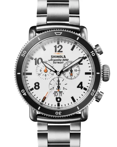 Shinola White Hurricane Chrono 2-Strap Gift Set | Thumbnail 1 Shinola White Hurricane Chrono 2-Strap Gift Set | Thumbnail 1