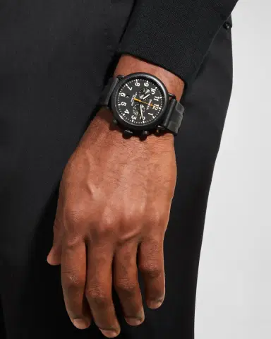 Shinola Men's 47mm Runwell 2-Eye Chrono Rubber Watch | Thumbnail 2 Shinola Men's 47mm Runwell 2-Eye Chrono Rubber Watch | Thumbnail 2