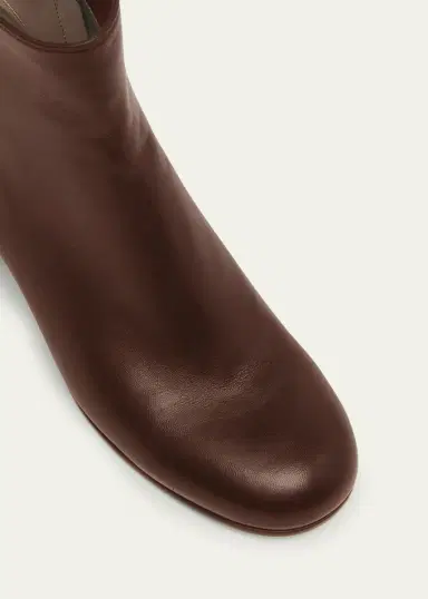 Gianvito Rossi Leather Zip Ankle Booties | Thumbnail 5 Gianvito Rossi Leather Zip Ankle Booties | Thumbnail 5