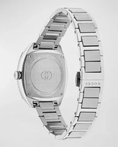 Gucci Interlocking G Small Pink 8 Diamond Stainless Steel Watch with Bracelet Strap | Thumbnail 3 Gucci Interlocking G Small Pink 8 Diamond Stainless Steel Watch with Bracelet Strap | Thumbnail 3