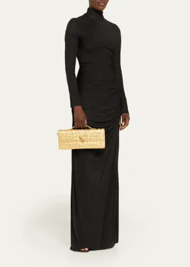 Bottega Veneta Andiamo Laminated Leather Clutch Bag | Thumbnail 5 Bottega Veneta Andiamo Laminated Leather Clutch Bag | Thumbnail 5