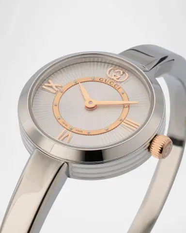 Gucci 24mm Model 2000 Watch on Hinged Bangle | Thumbnail 3 Gucci 24mm Model 2000 Watch on Hinged Bangle | Thumbnail 3