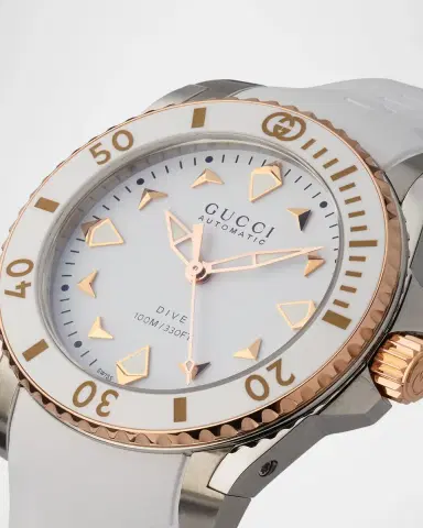 Gucci 36mm Dive White Automatic Watch | Thumbnail 3 Gucci 36mm Dive White Automatic Watch | Thumbnail 3