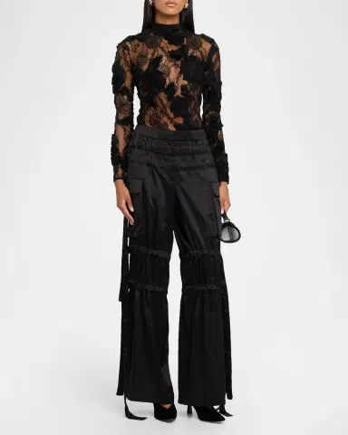 Aknvas Freja Floral Lace Mock-Neck Top | Thumbnail 2 Aknvas Freja Floral Lace Mock-Neck Top | Thumbnail 2