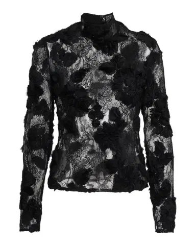 Aknvas Freja Floral Lace Mock-Neck Top | Thumbnail 1 Aknvas Freja Floral Lace Mock-Neck Top | Thumbnail 1
