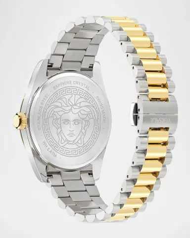 Versace Men's Millenyium Gent Two-Tone Bracelet Watch | Thumbnail 4 Versace Men's Millenyium Gent Two-Tone Bracelet Watch | Thumbnail 4